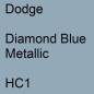 Preview: Dodge, Diamond Blue Metallic, HC1.